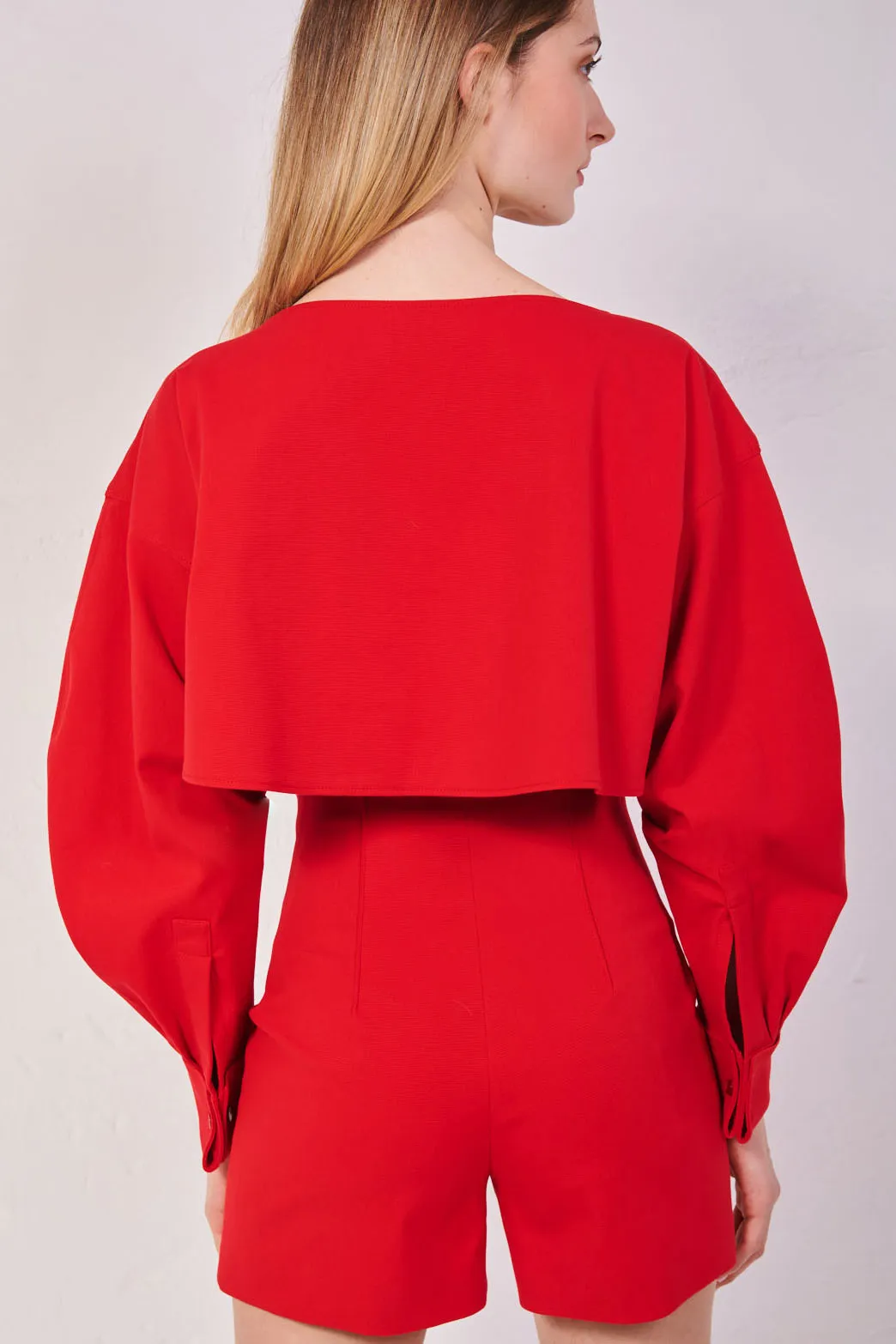 PHILOSOPHY di Lorenzo Serafini blusa cropped