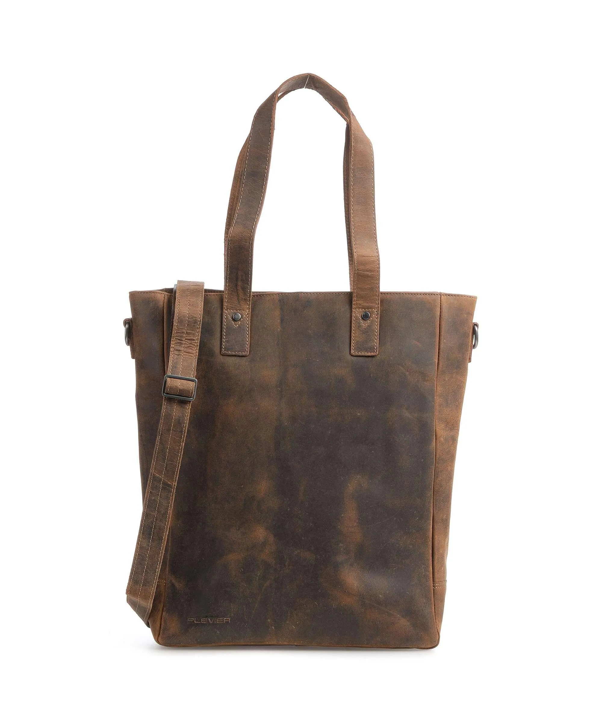  Plevier Jackson Borsa shopper 15″ pelle ruvida marrone  
