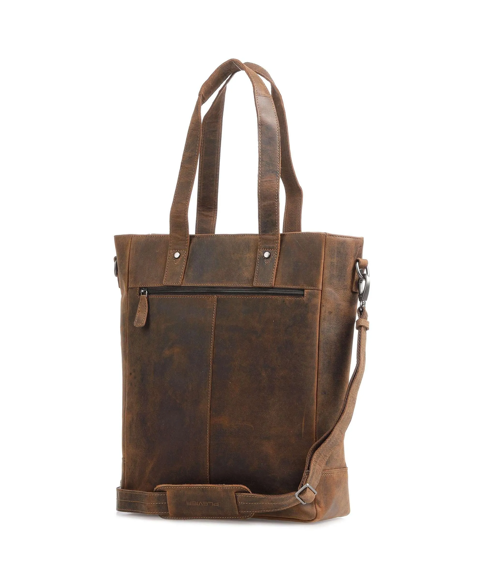  Plevier Jackson Borsa shopper 15″ pelle ruvida marrone  