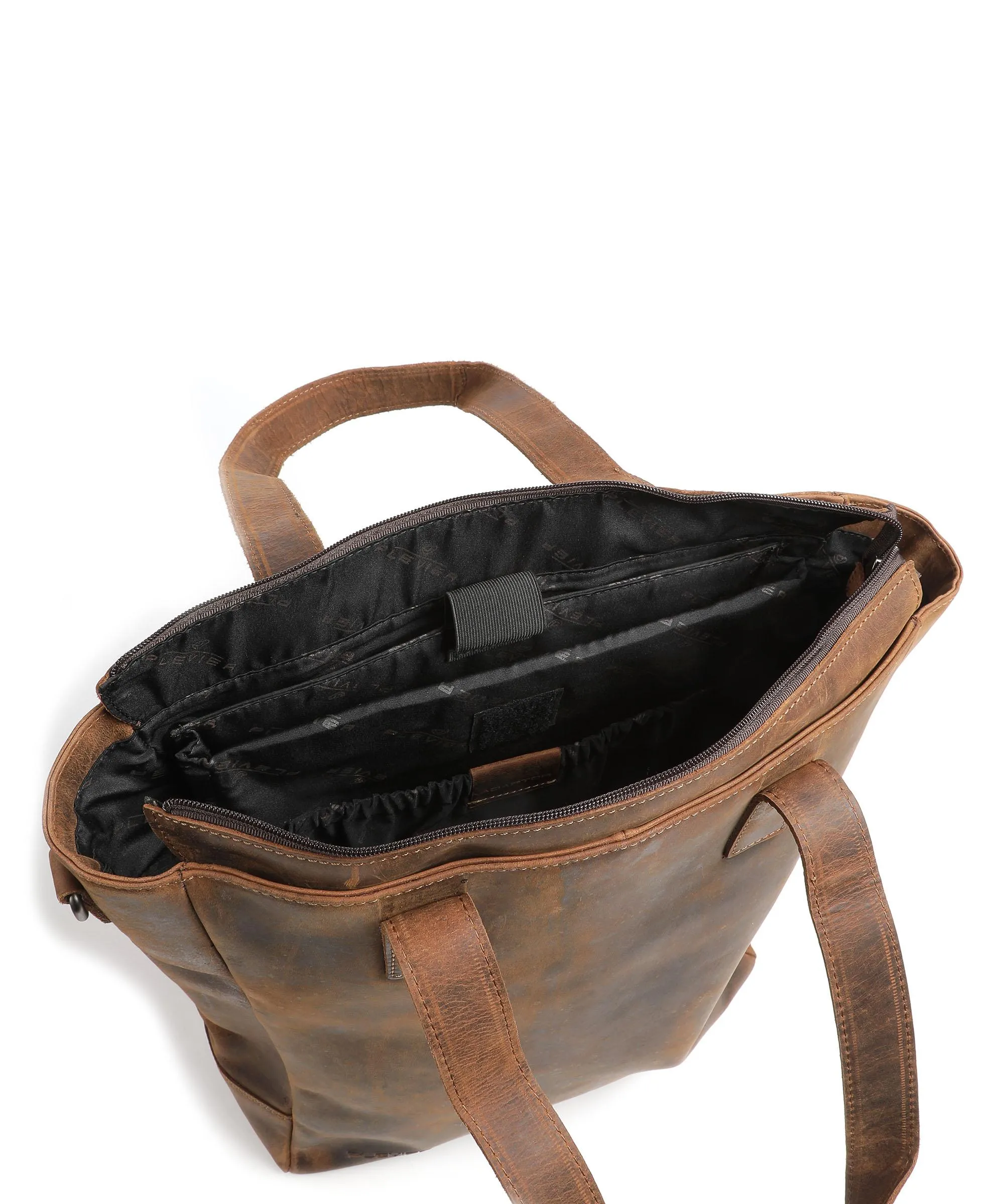  Plevier Jackson Borsa shopper 15″ pelle ruvida marrone  