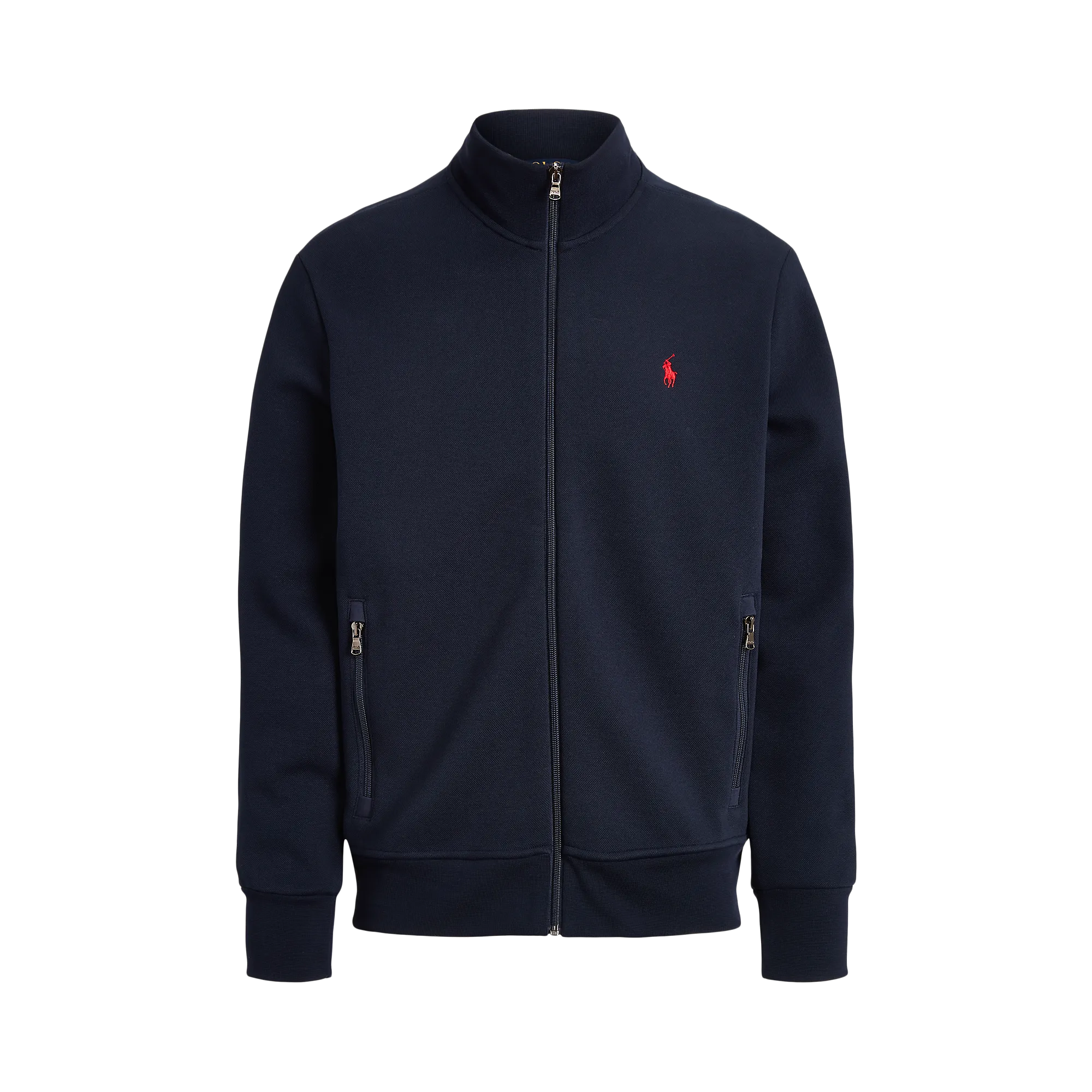  POLO RALPH LAUREN   Gilet diritto con collo alto in misto cotone | Blu