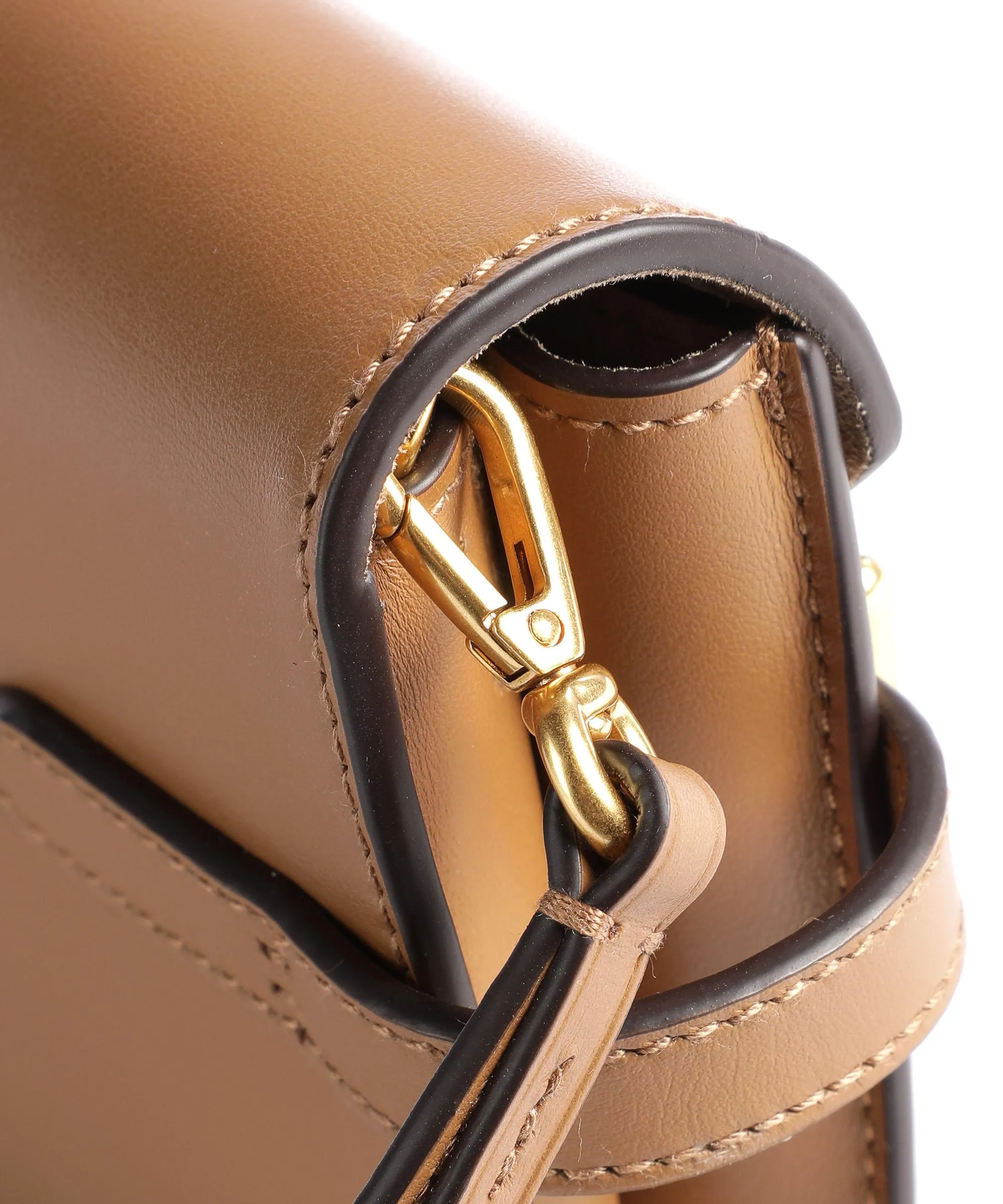  Polo Ralph Lauren ID Collection Borsa a tracolla pelle di vacchetta finemente grana tan  