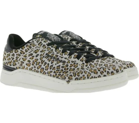 Reebok AD Court Sneakers da donna in look leopardato beige/marrone