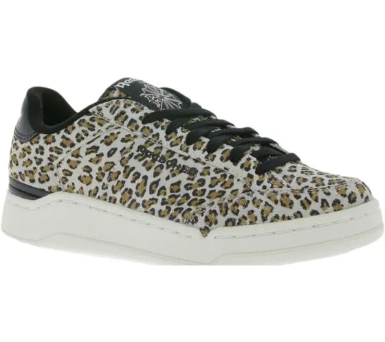 Reebok AD Court Sneakers da donna in look leopardato beige/marrone
