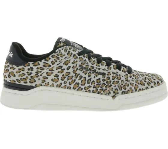 Reebok AD Court Sneakers da donna in look leopardato beige/marrone