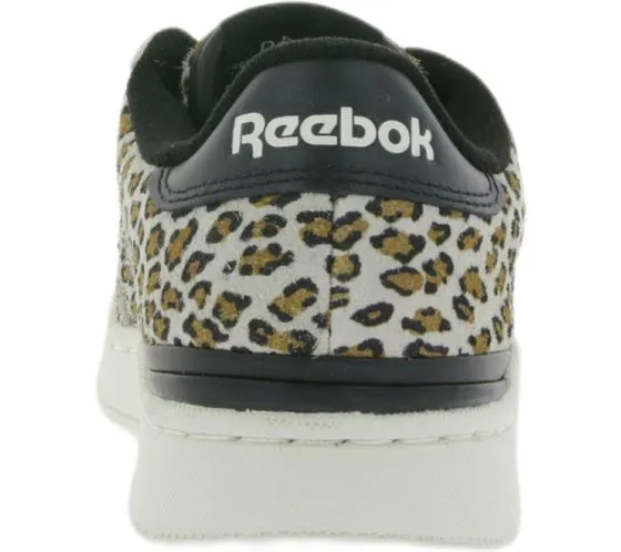 Reebok AD Court Sneakers da donna in look leopardato beige/marrone