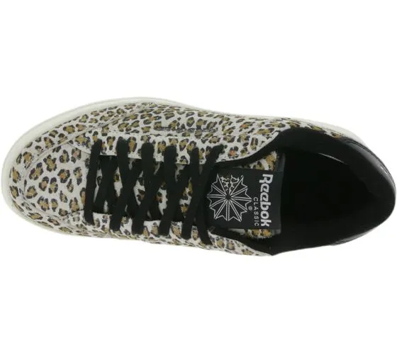 Reebok AD Court Sneakers da donna in look leopardato beige/marrone