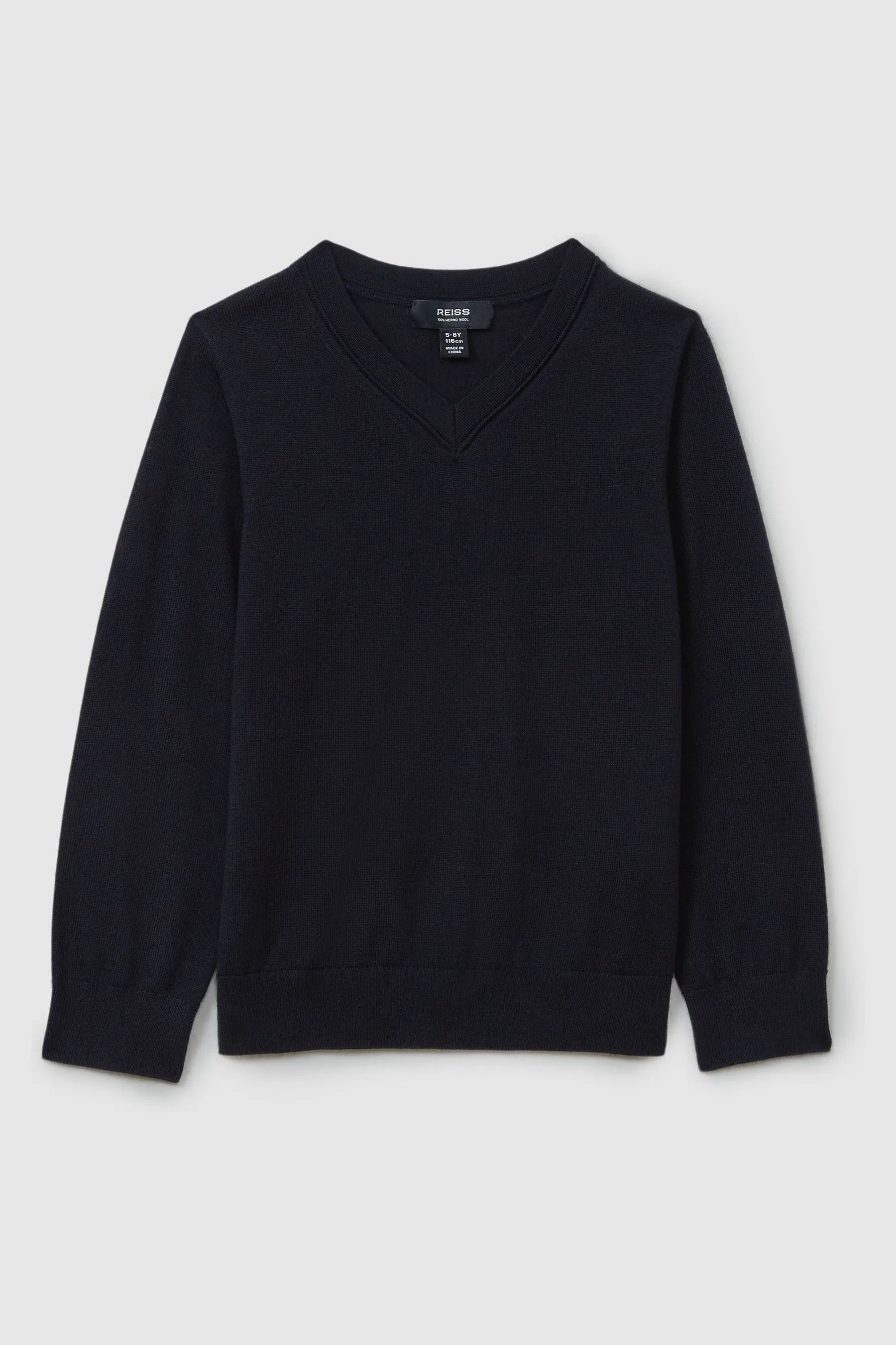 Reiss Earl - Maglia in lana merino con scollo a V    