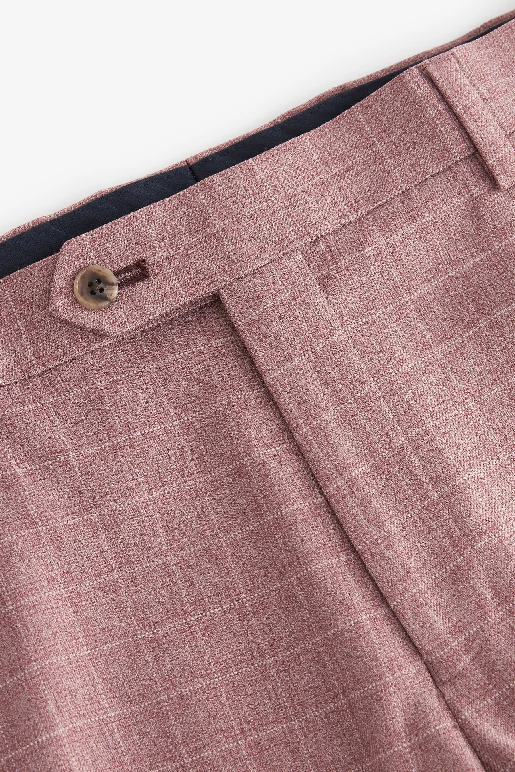 Rosa  - Completo skinny A quadri Pantaloni