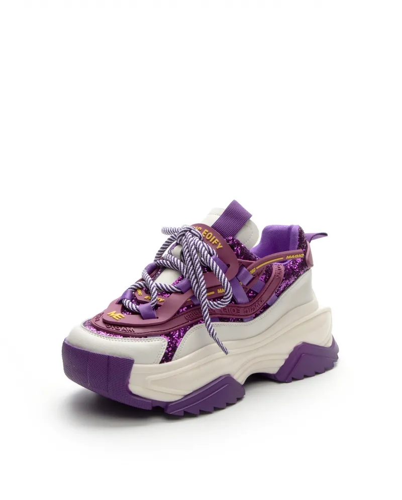 Scarpe casual per tutte le partite con suola spessa da donna