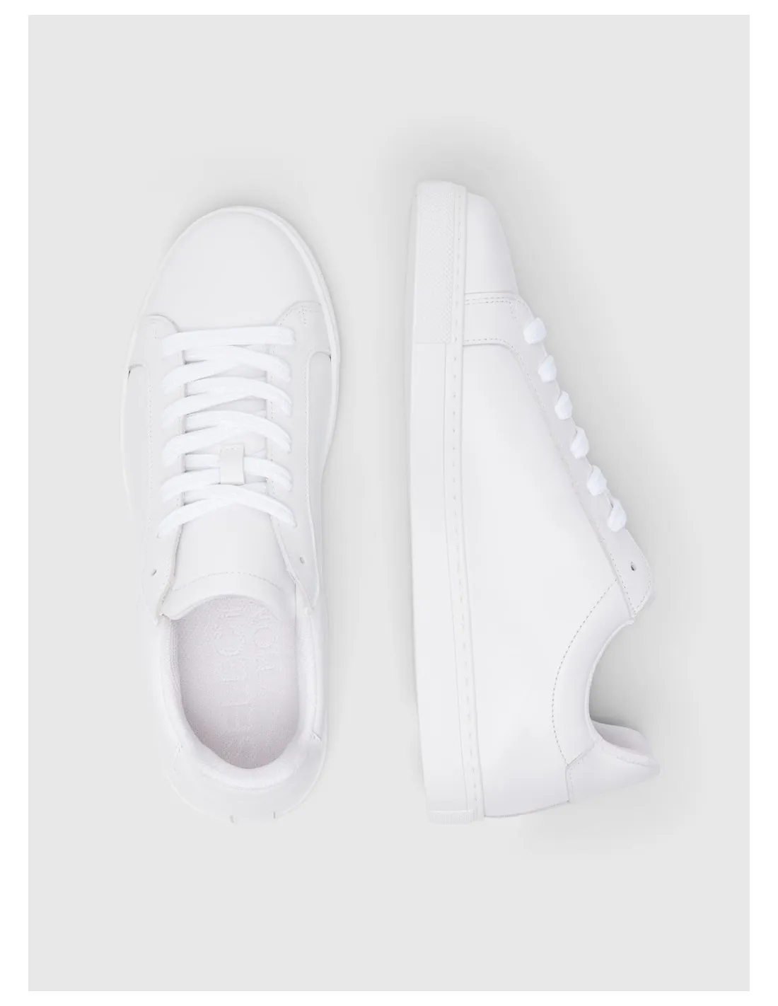 SELECTED UOMO SLHEVAN LEATHER SNEAKER NOOS