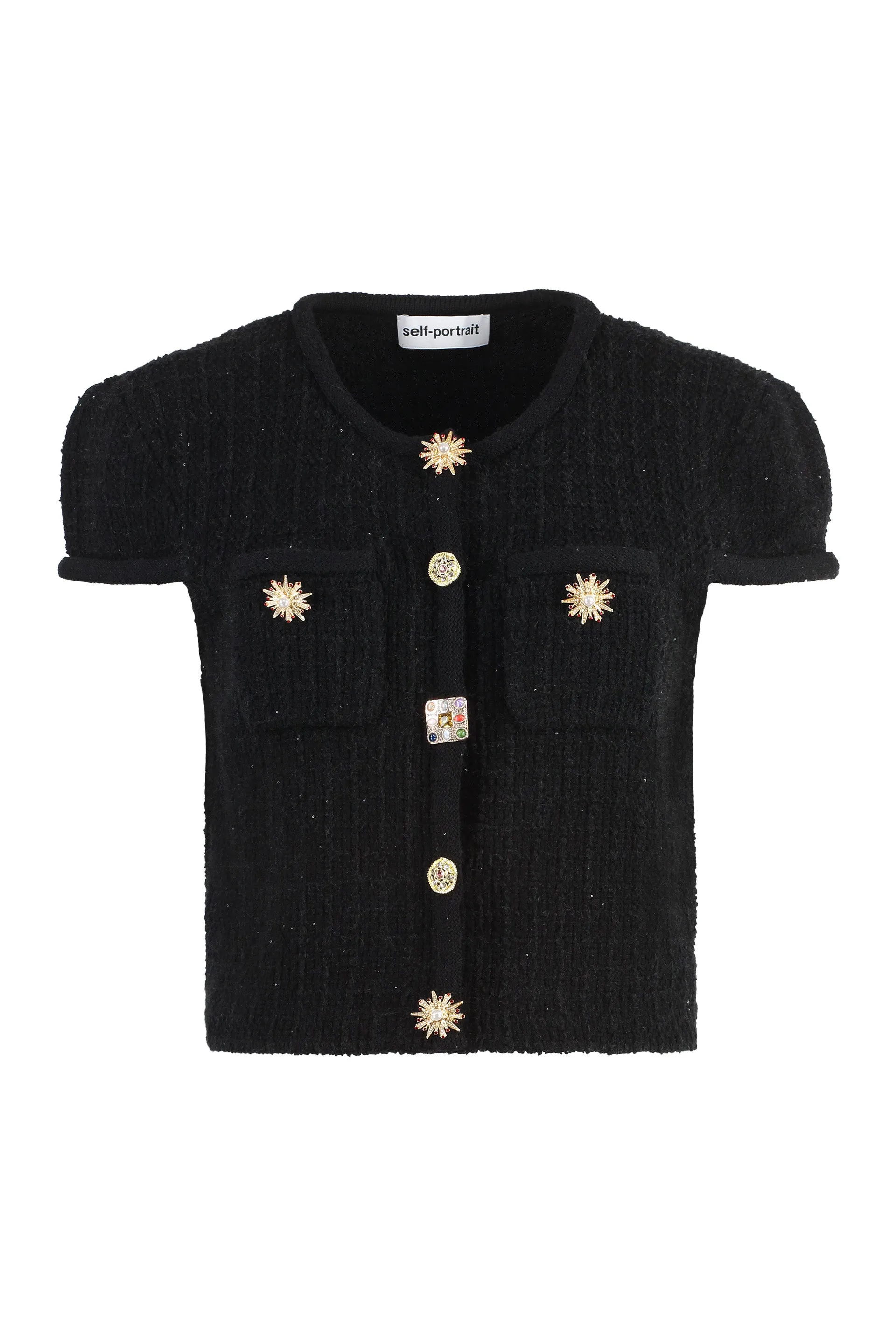 Self-Portrait Top in maglia