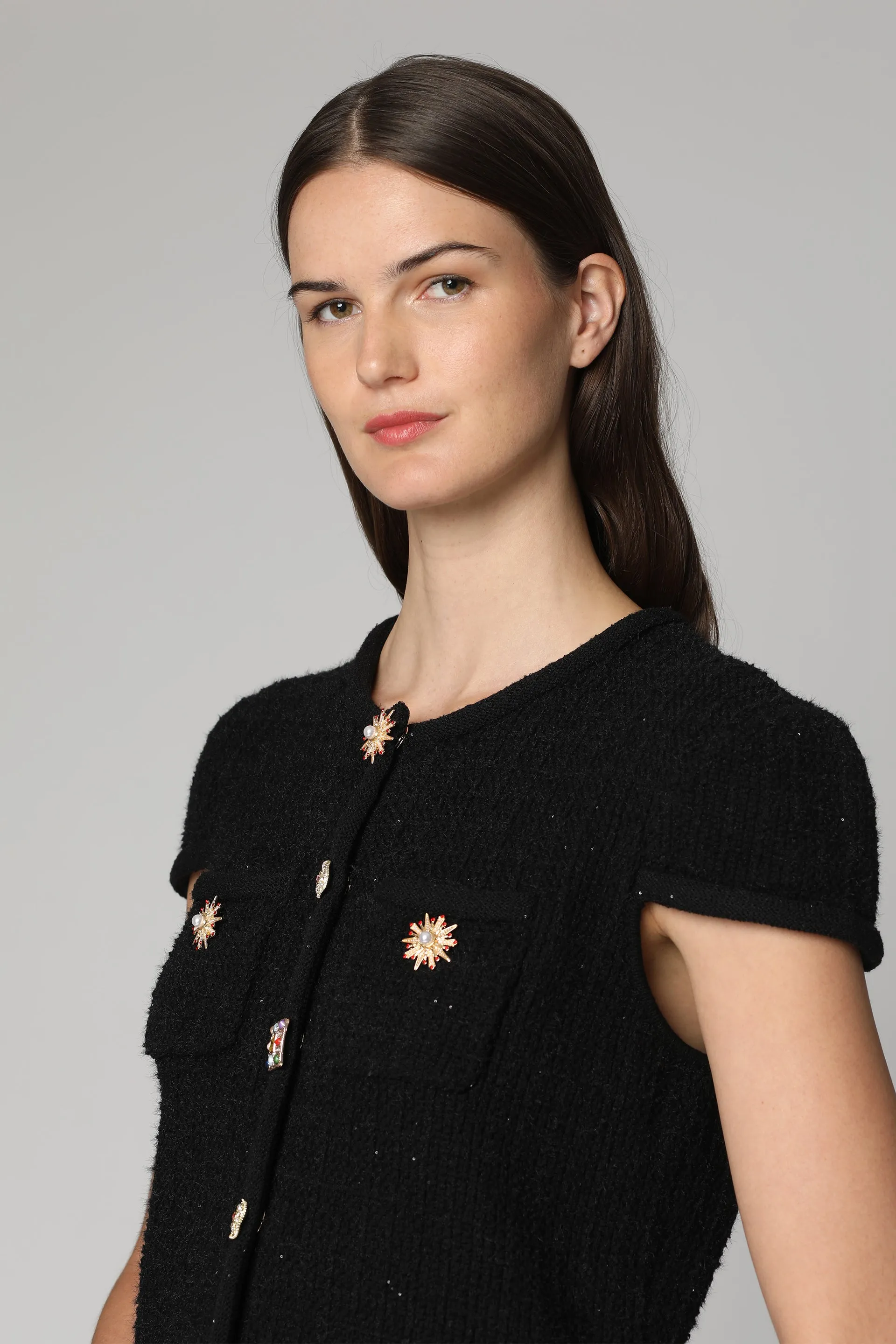 Self-Portrait Top in maglia