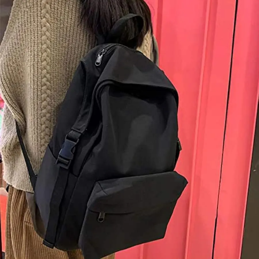 Semplice zaino femminile maschile per uomo donna ragazzi ragazze zaino impermeabile per computer borsa a tracolla di grande capa