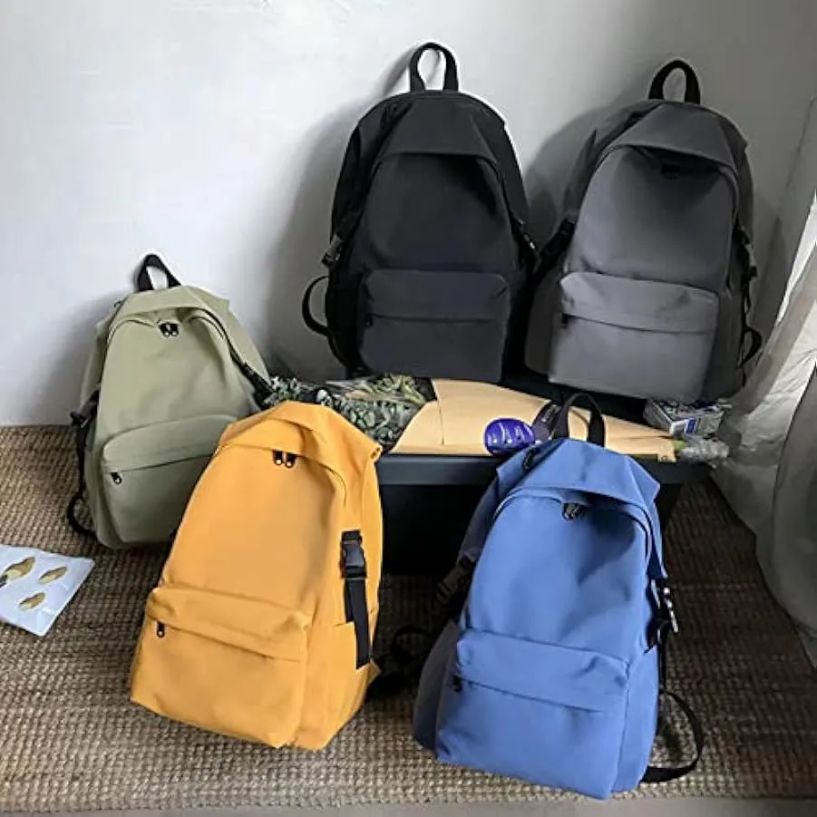 Semplice zaino femminile maschile per uomo donna ragazzi ragazze zaino impermeabile per computer borsa a tracolla di grande capa