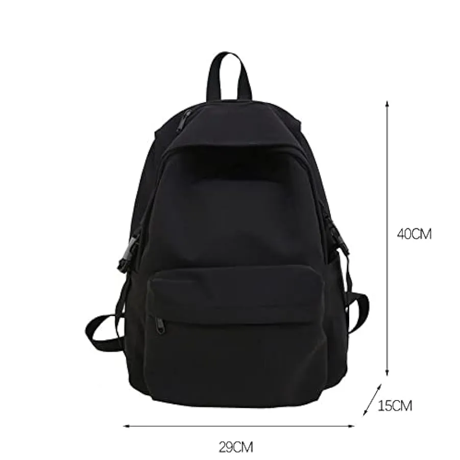 Semplice zaino femminile maschile per uomo donna ragazzi ragazze zaino impermeabile per computer borsa a tracolla di grande capa