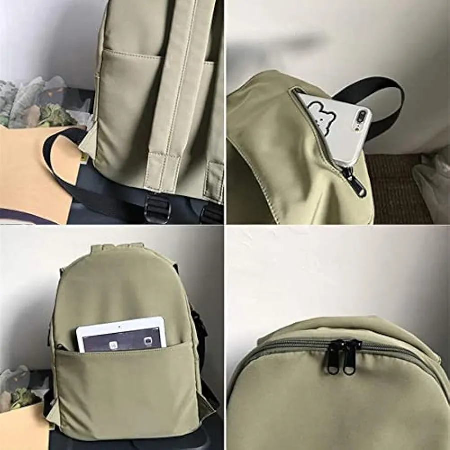 Semplice zaino femminile maschile per uomo donna ragazzi ragazze zaino impermeabile per computer borsa a tracolla di grande capa