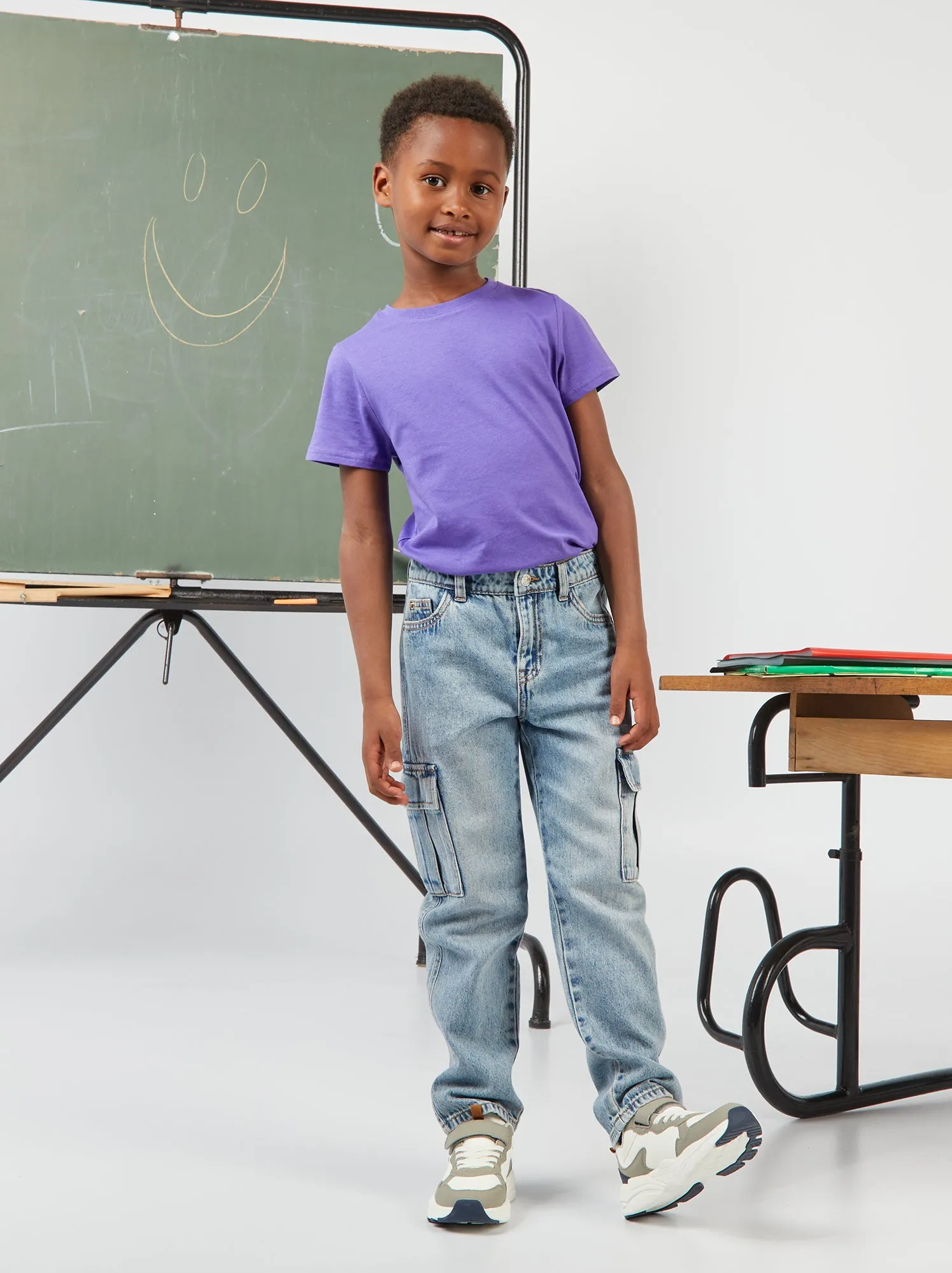 Set di 3 t-shirt a maniche corte - GRIGIO