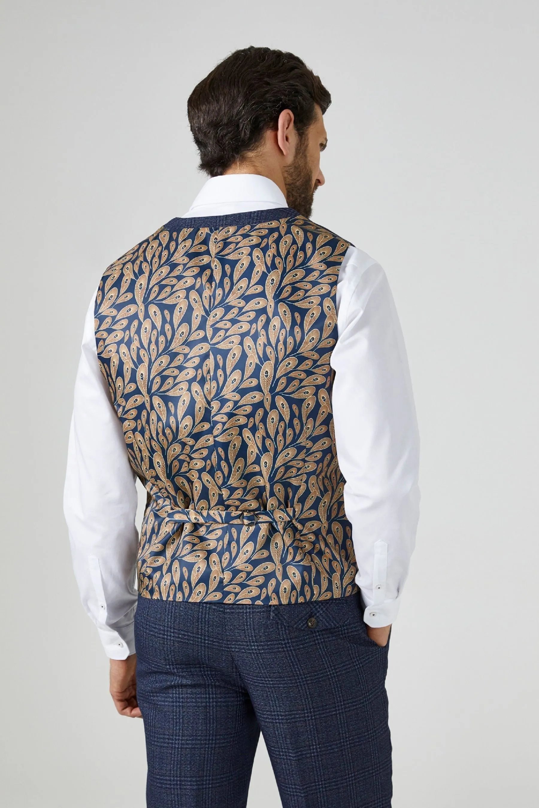Skopes - Woolf A quadri Vestibilità sartoriale - Gilet da completo