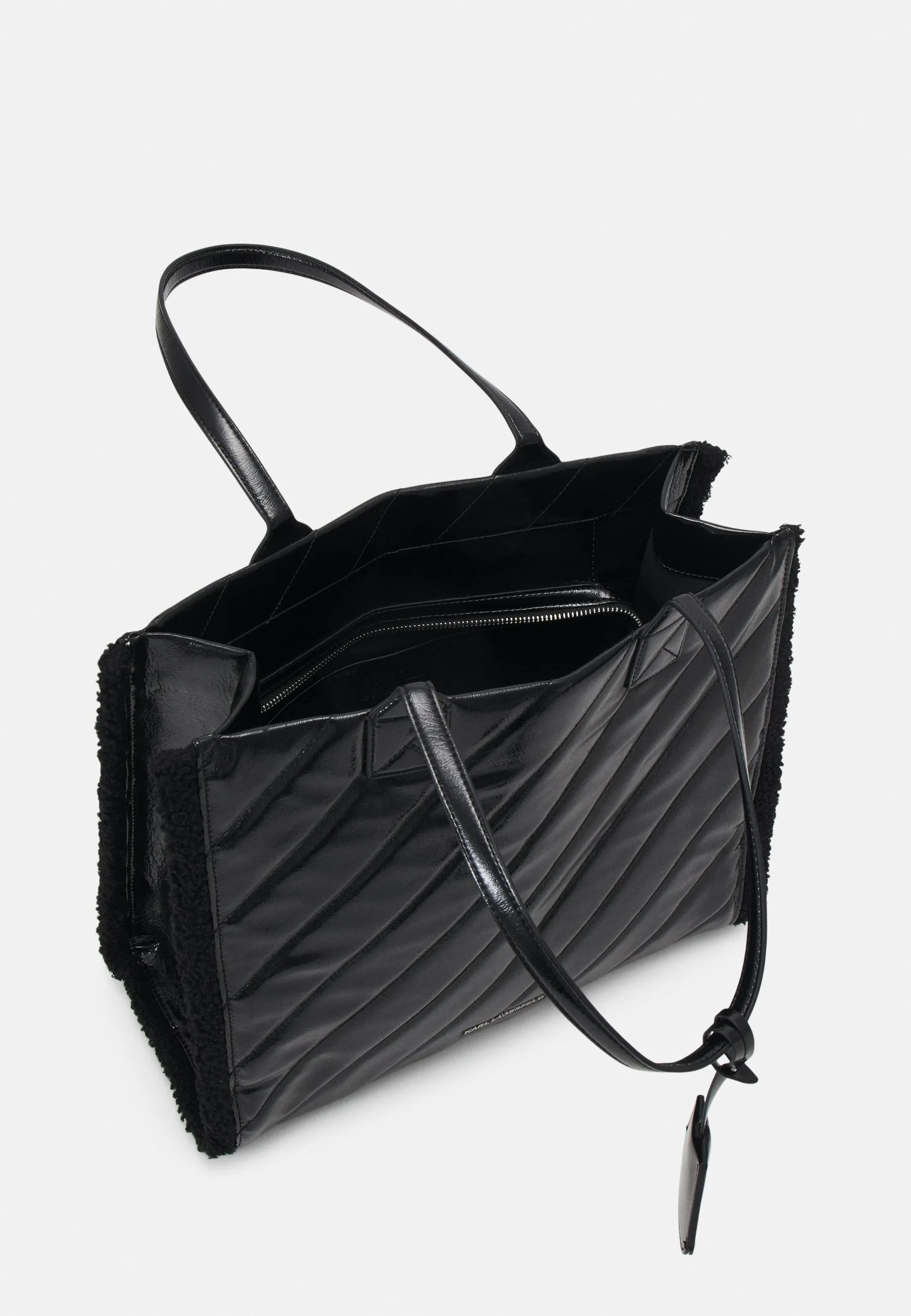 SKUARE TOTE SHEARLING - Shopping bag