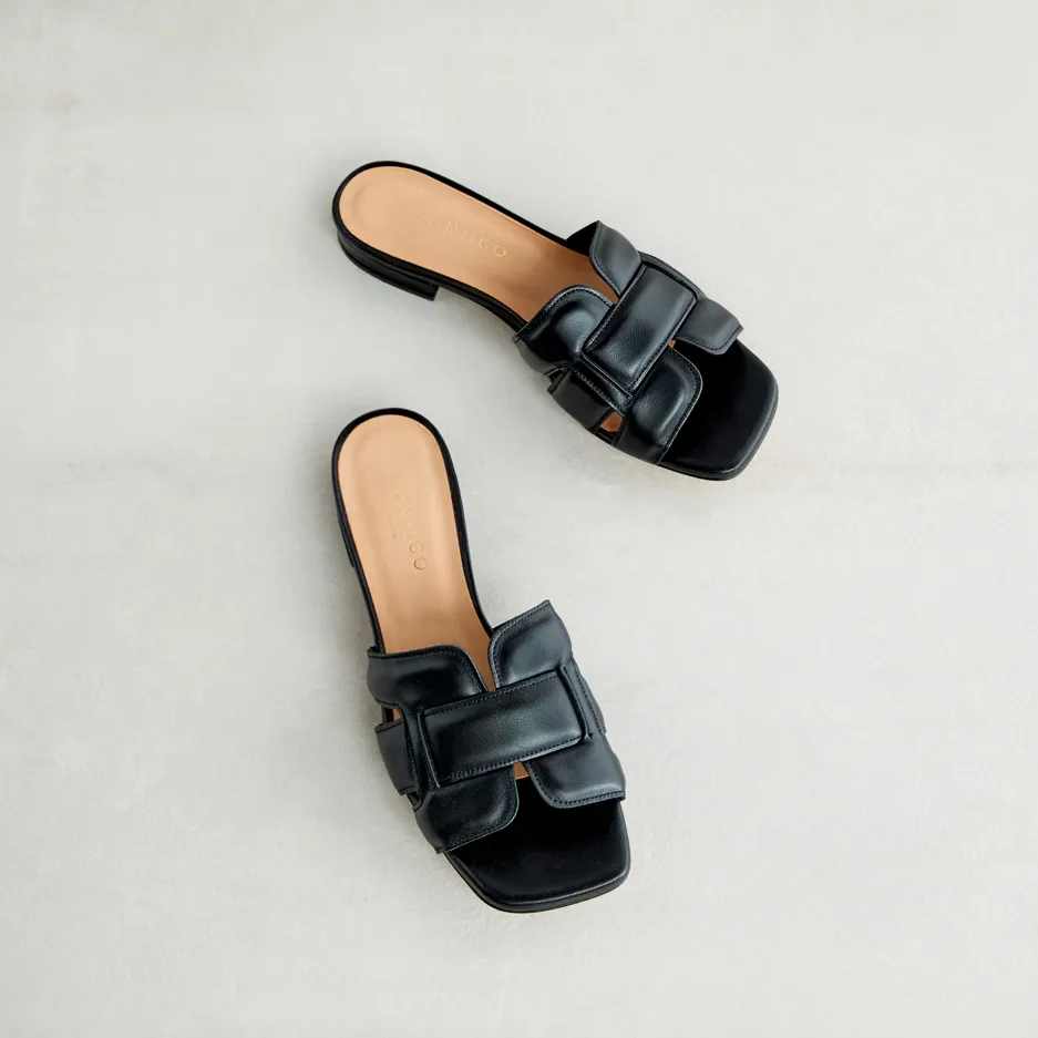 Slider Nera Imbottita