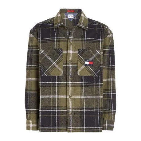 Sopracamicia Uomo Casual Fit in Tela a Quadri
