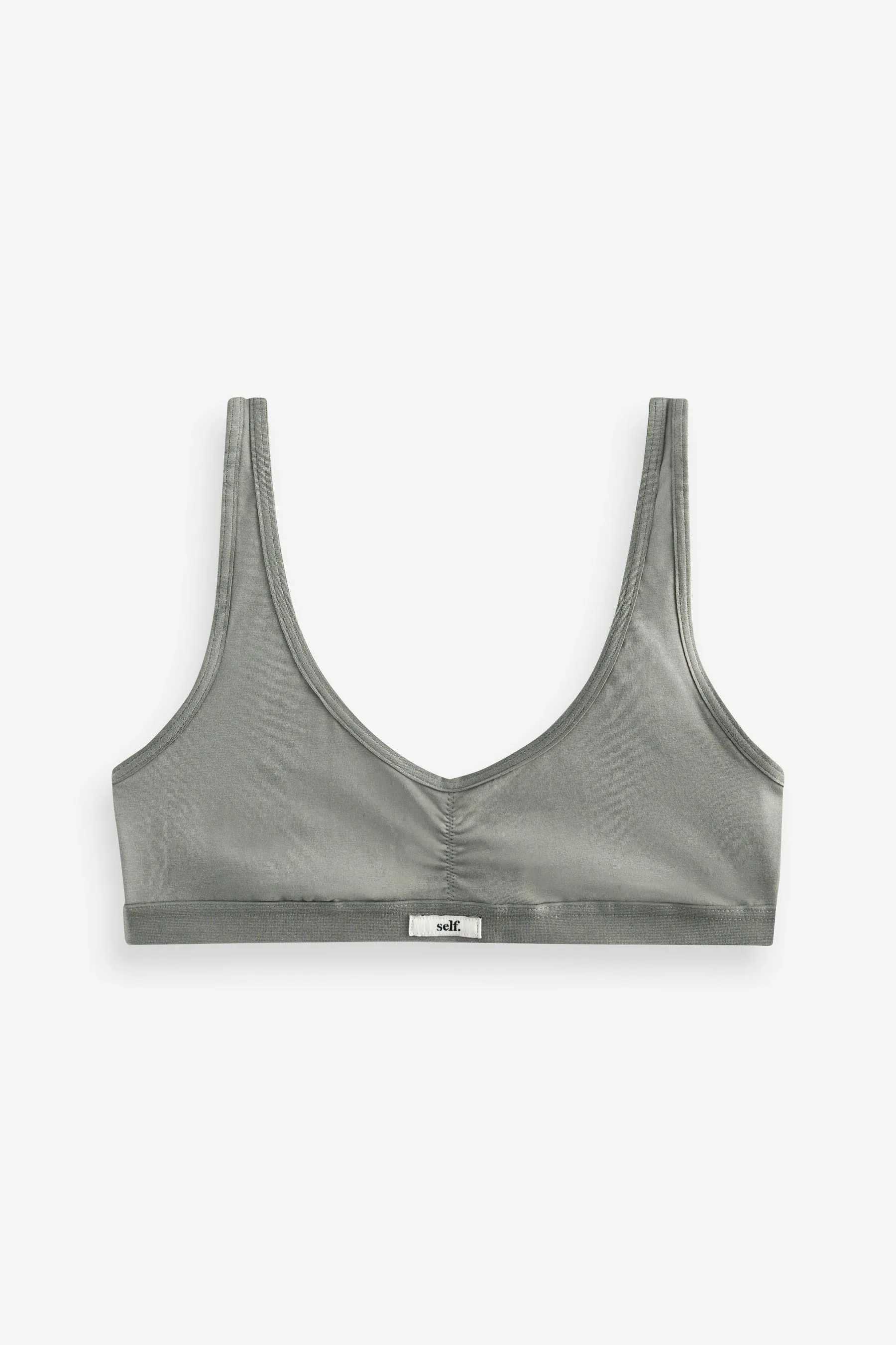 stesso. Reggiseno corto in Scollo rotondo di cotone