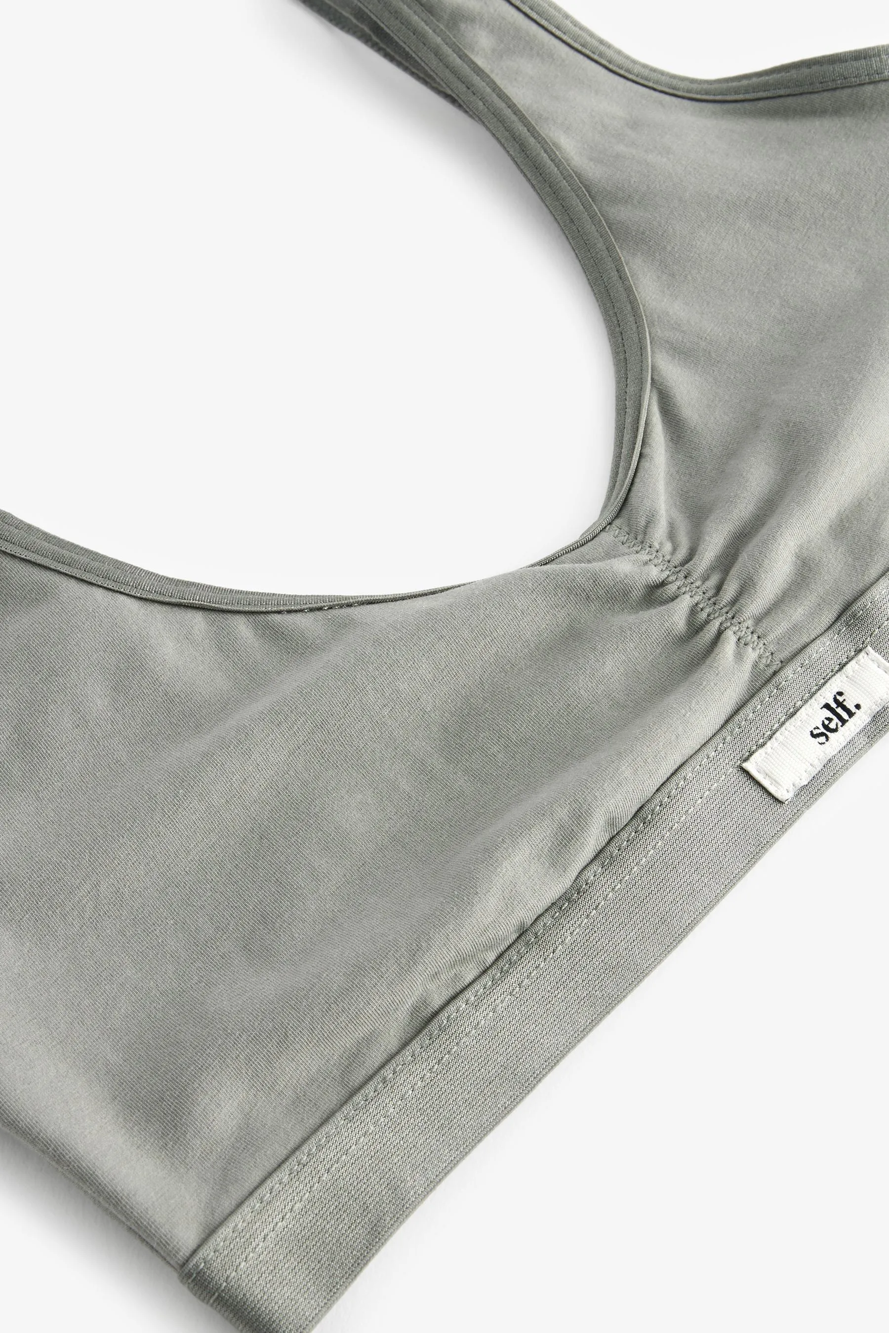stesso. Reggiseno corto in Scollo rotondo di cotone