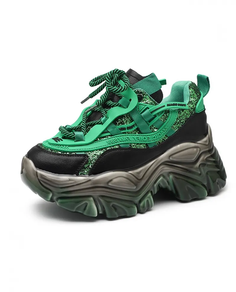 Suola spessa interna da donna con suola spessa Nuove scarpe da donna per tutti i fiammiferi Scarpe casual sportive