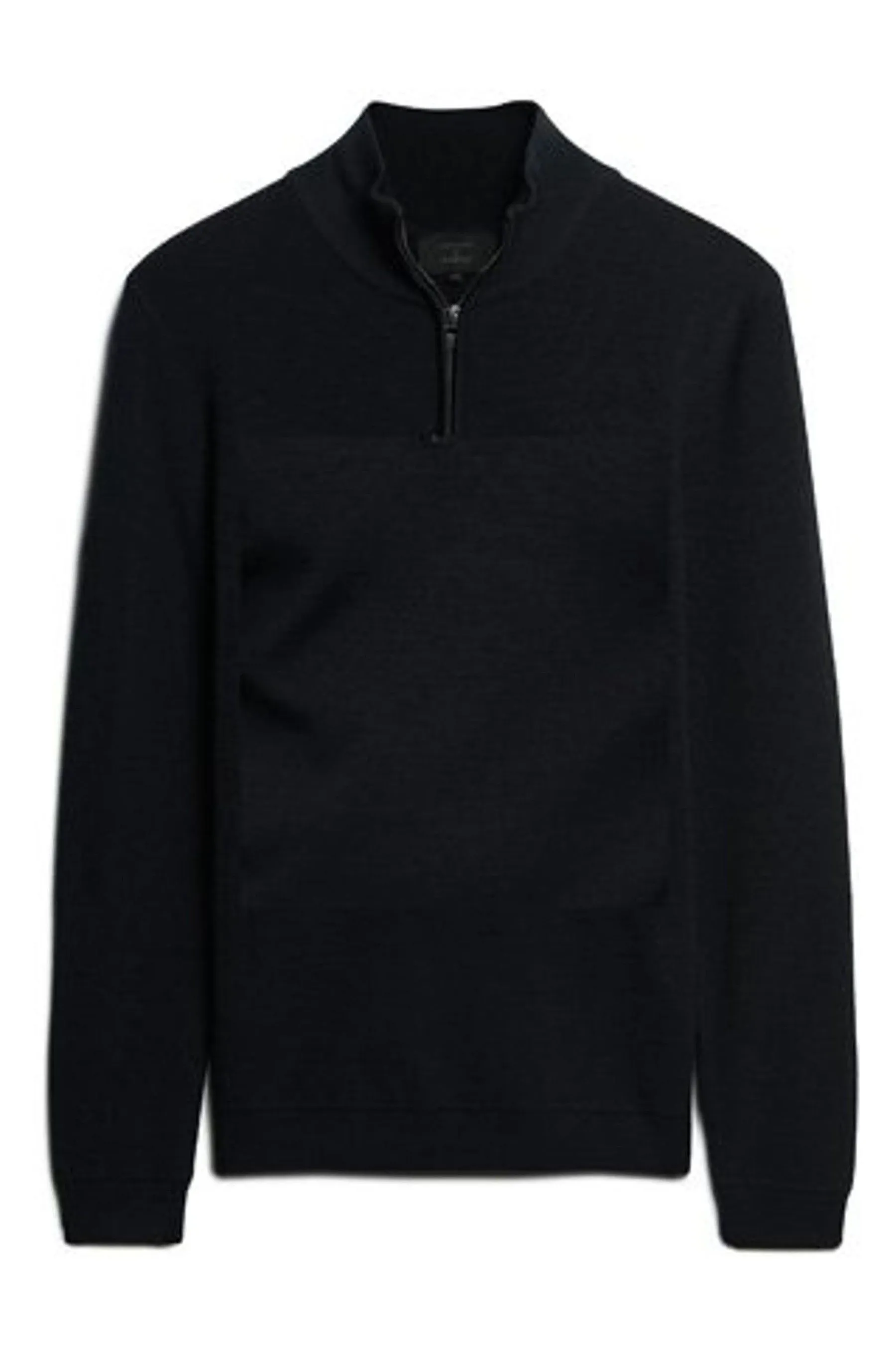 Superdry - Maglia in lana merino con zip corta    