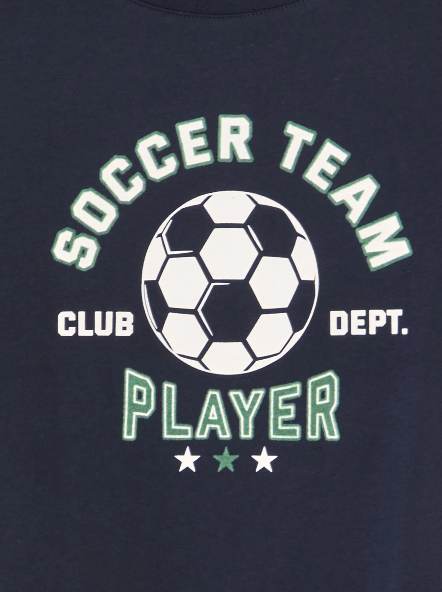 T-shirt a maniche corte 'Pallone da calcio' - BLU