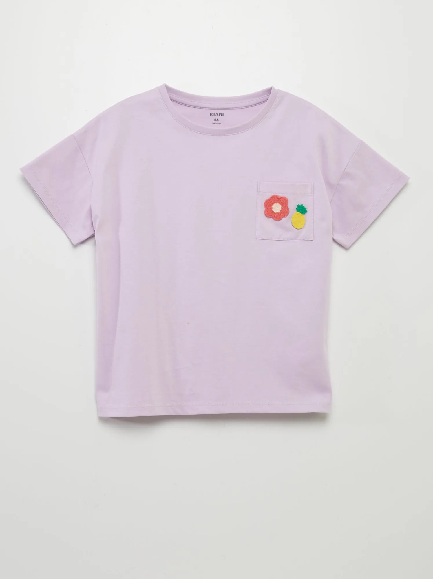 T-shirt vivace con maniche corte - VIOLA