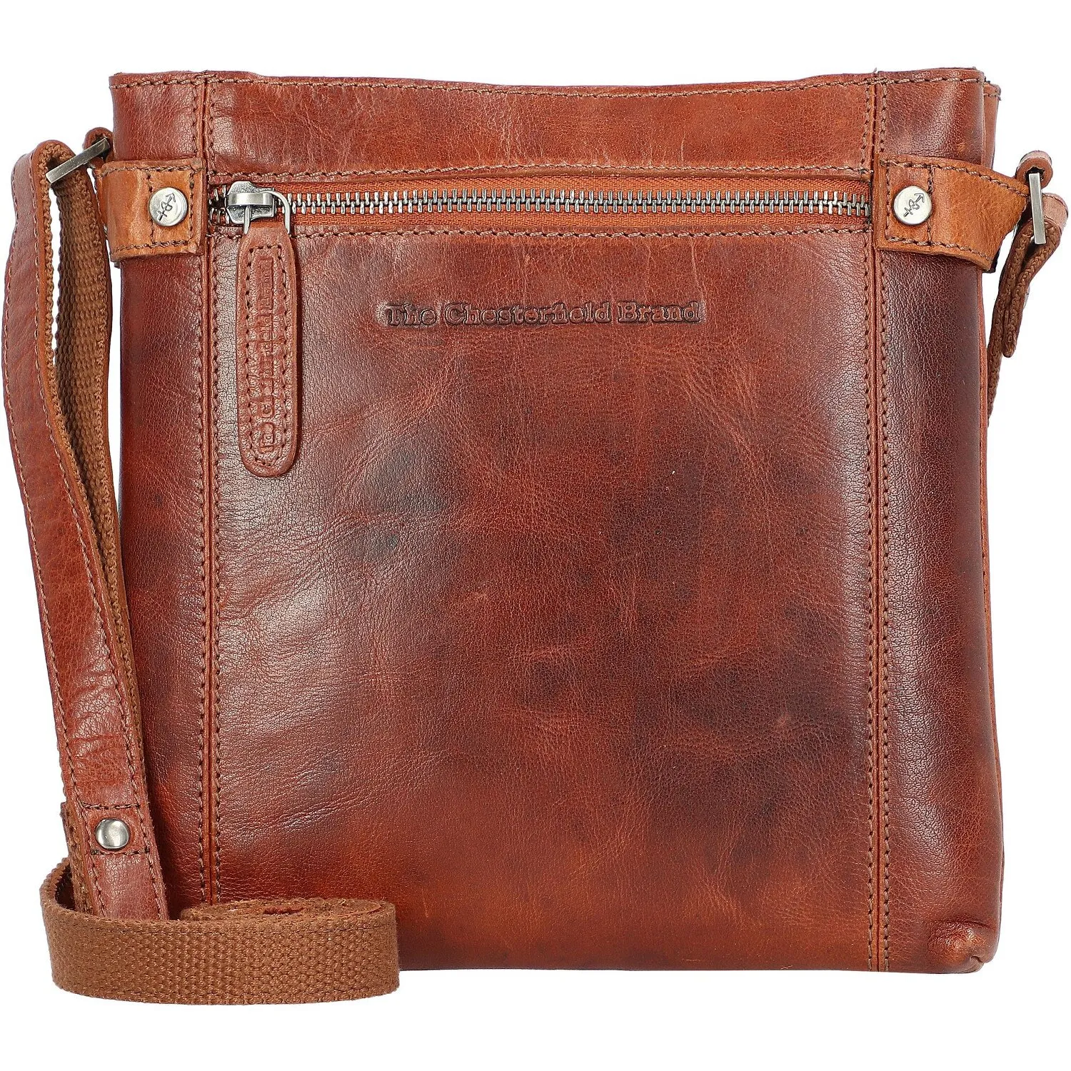 The Chesterfield Brand Antique Buff Borsa a tracolla Pelle 22 cm