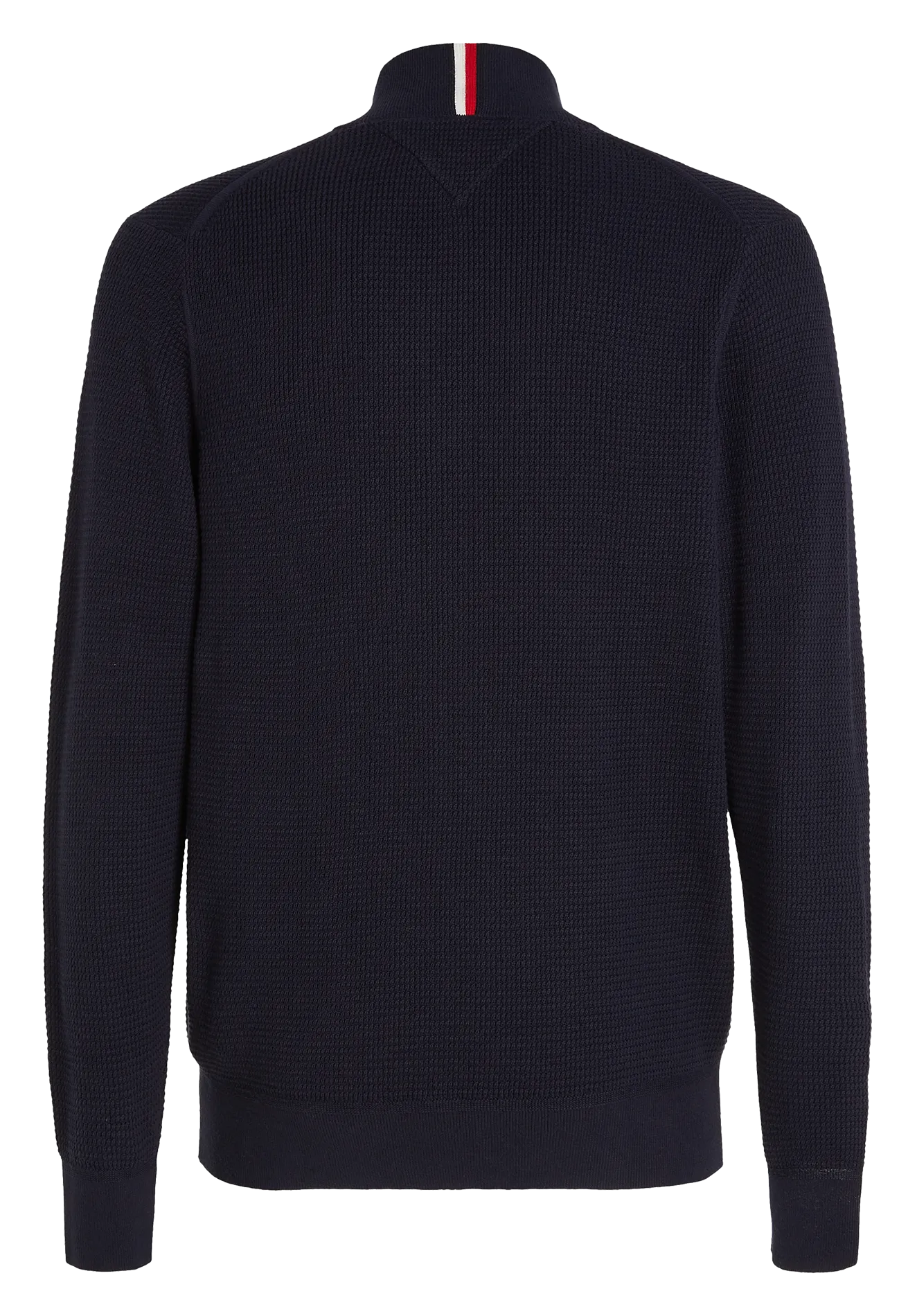 TOMMY HILFIGER   Gilet diritto con collo alto in cotone organico | Blu