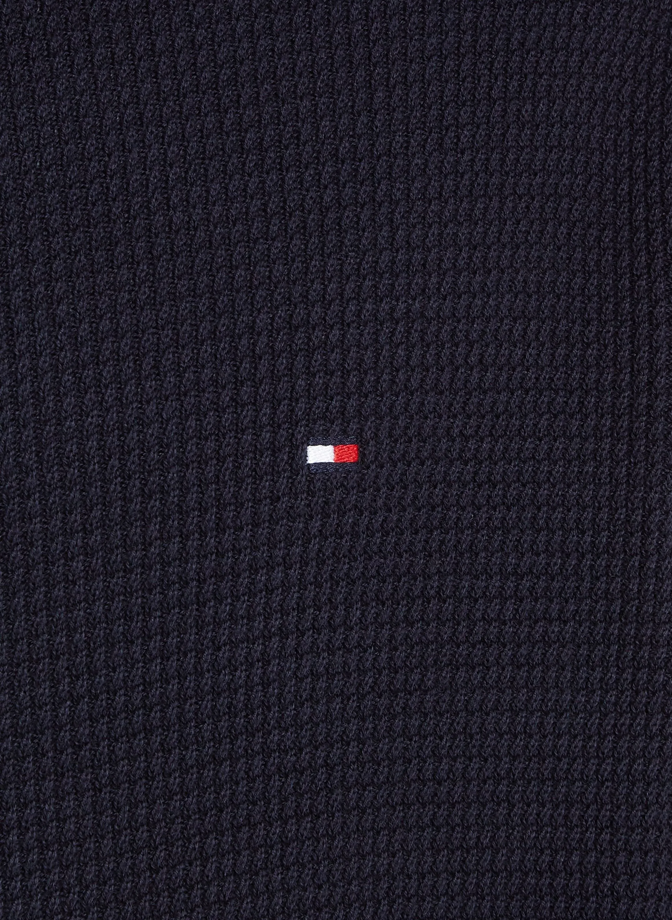  TOMMY HILFIGER   Gilet diritto con collo alto in cotone organico | Blu