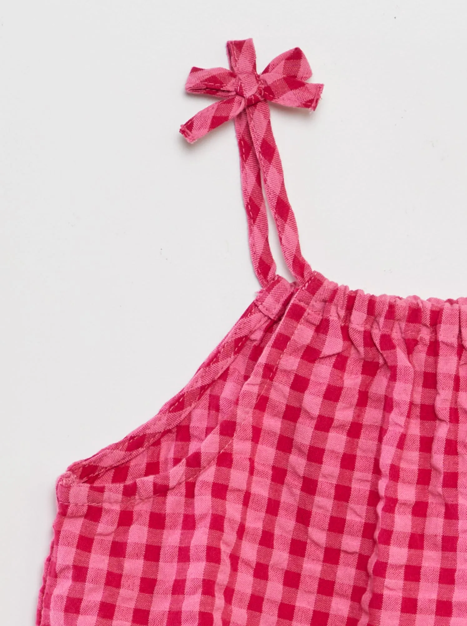 Top con spalline sottili - ROSA