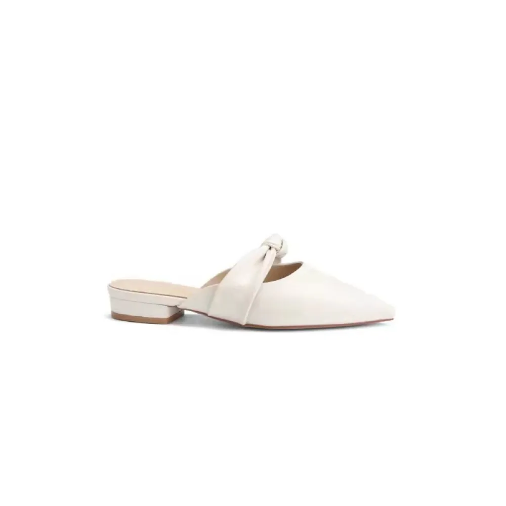 Uva Mamma Stesso Stile Estate Nuovo Stile Suola Spessa Punta a Punta Tacco Spesso Fiocco Suola Spessa Slip-on Borsa Punta Tacco