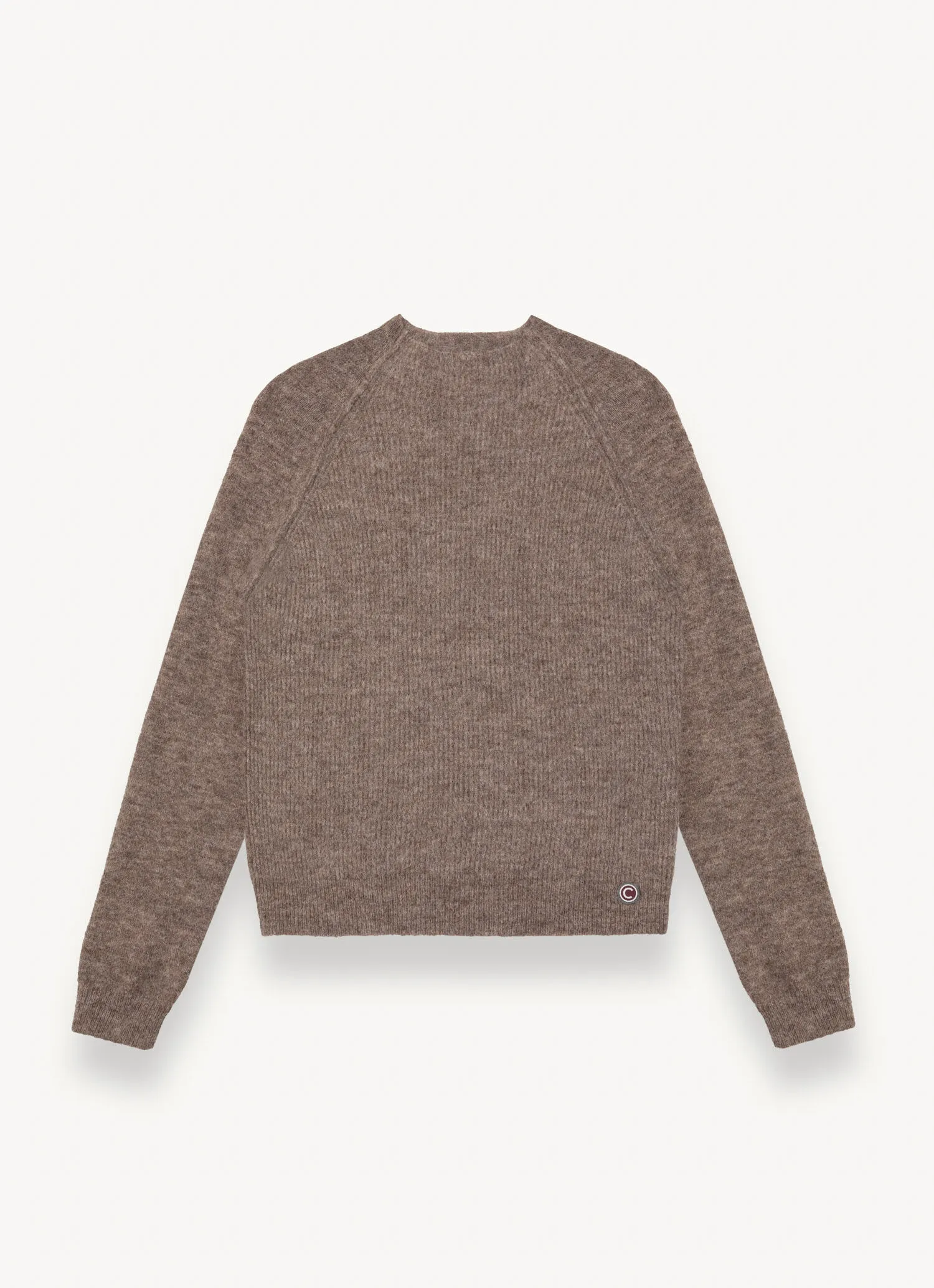 Volcano neck pullover in merino wool