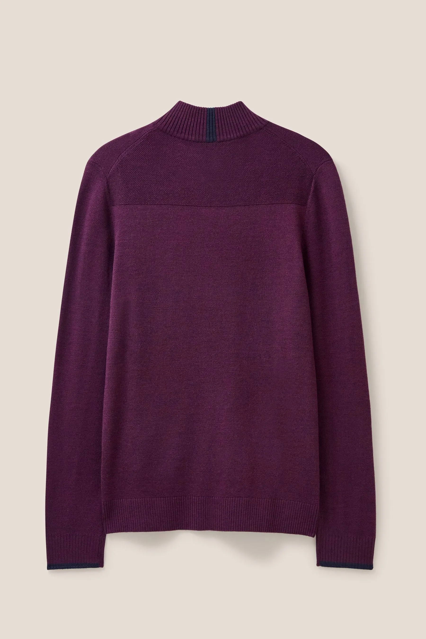 White Stuff Newport - Maglia in lana merino con collo a imbuto    